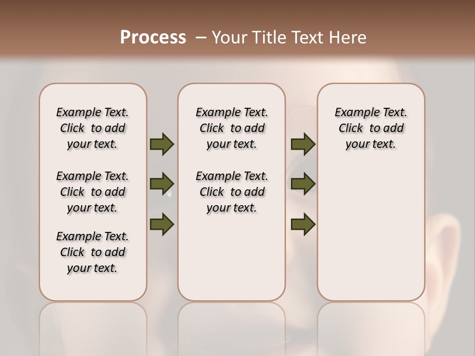 Face Positive Living PowerPoint Template