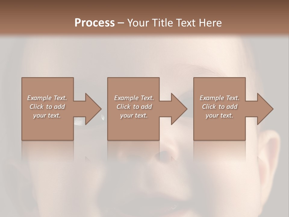 Face Positive Living PowerPoint Template