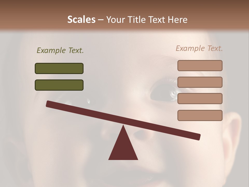 Face Positive Living PowerPoint Template