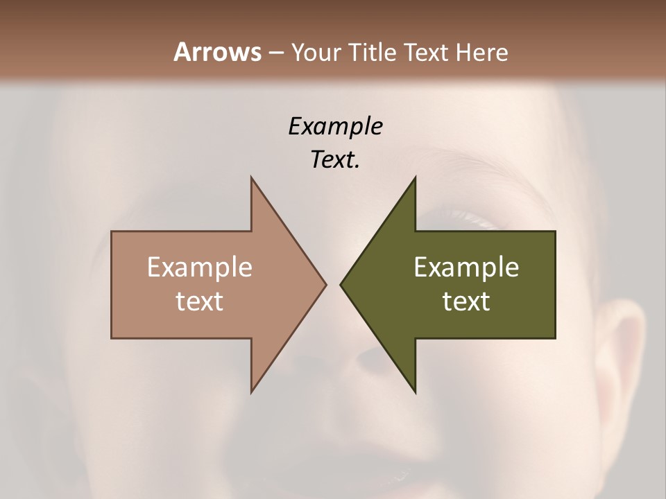 Face Positive Living PowerPoint Template