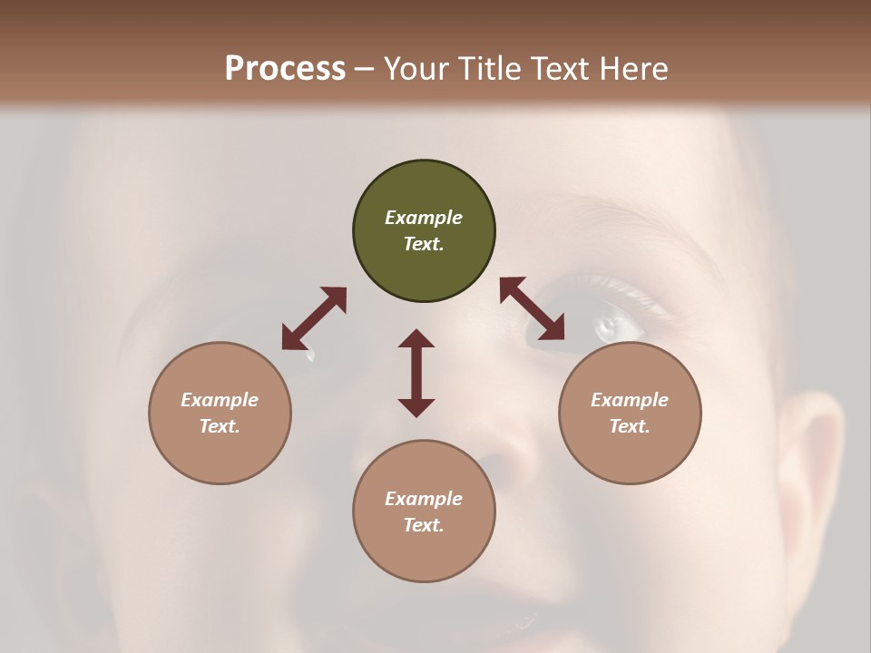 Face Positive Living PowerPoint Template