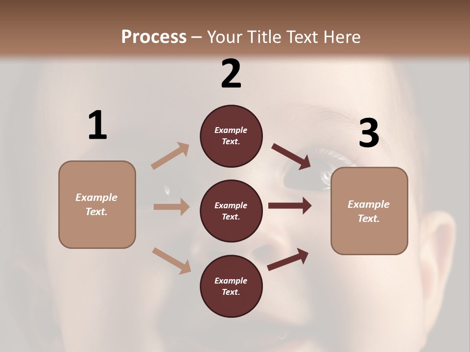 Face Positive Living PowerPoint Template