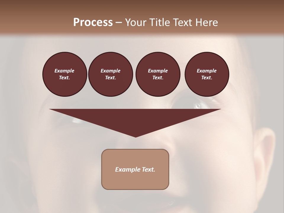 Face Positive Living PowerPoint Template