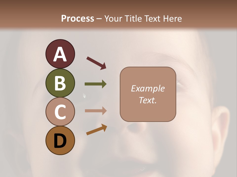 Face Positive Living PowerPoint Template