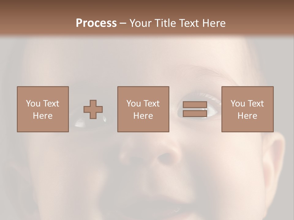 Face Positive Living PowerPoint Template