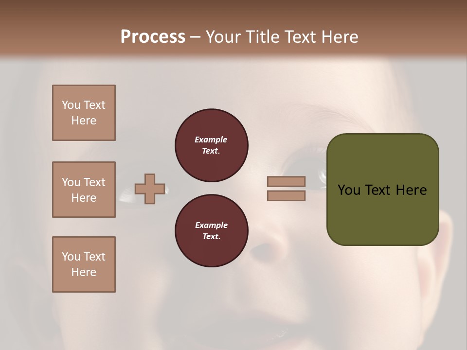 Face Positive Living PowerPoint Template