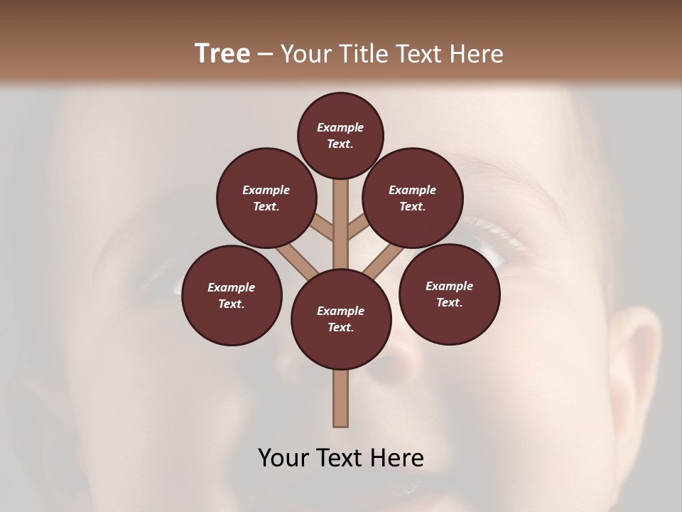 Face Positive Living PowerPoint Template