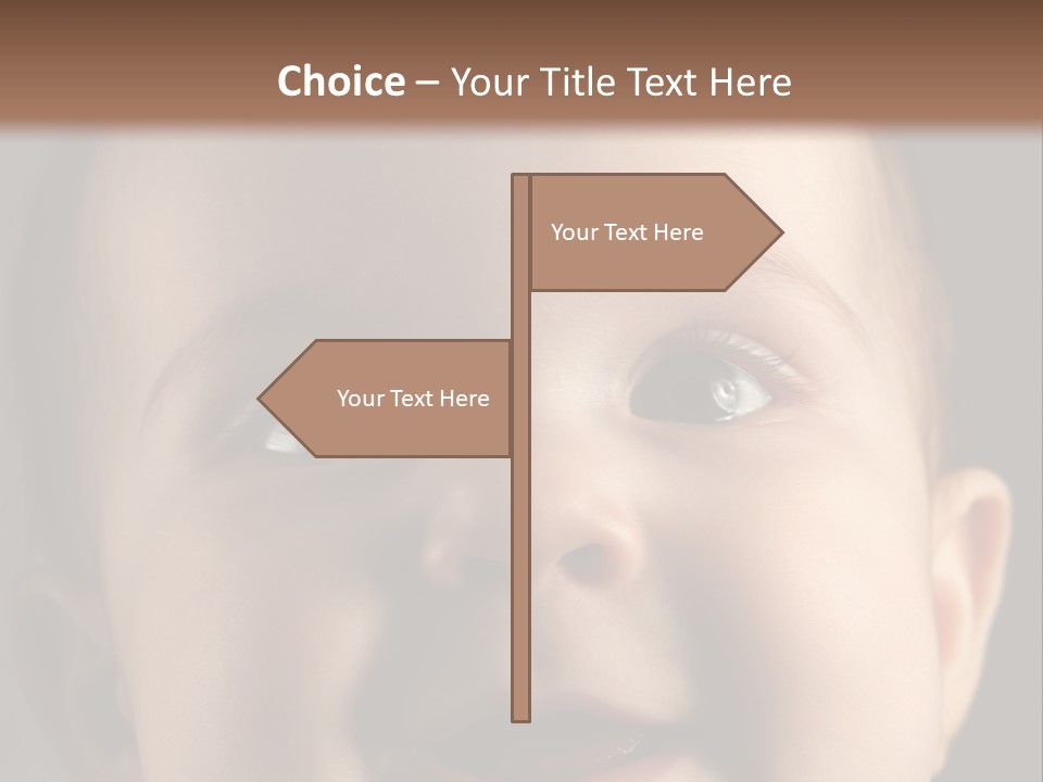 Face Positive Living PowerPoint Template