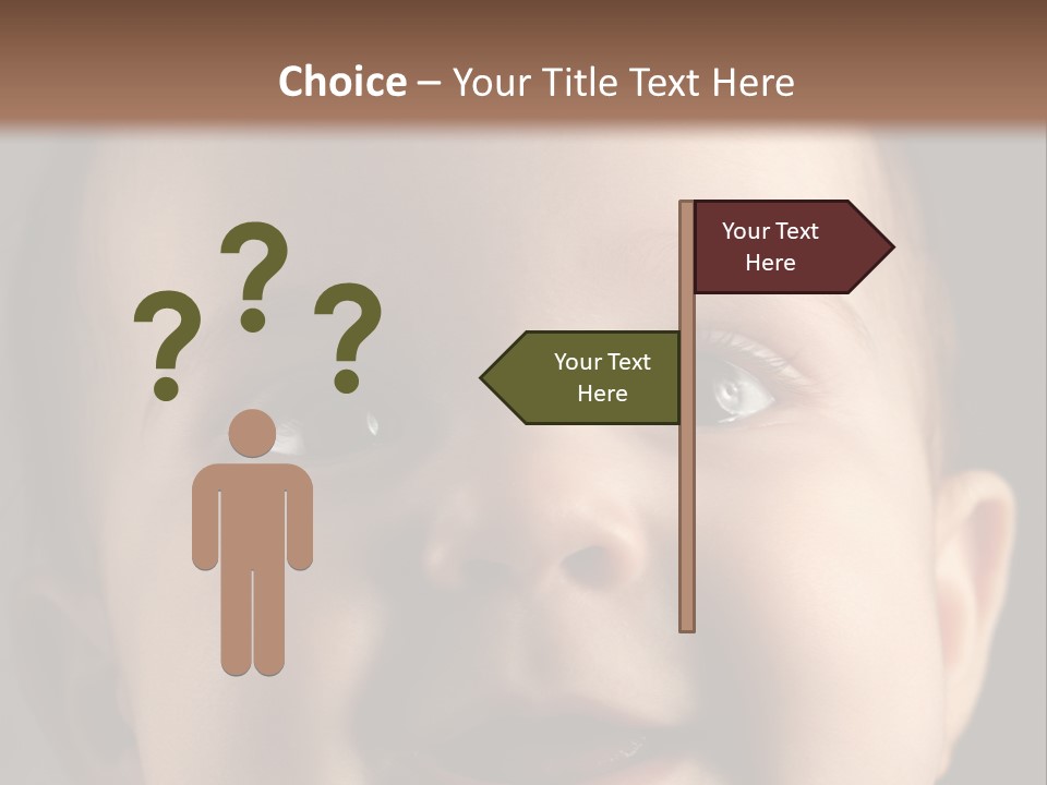 Face Positive Living PowerPoint Template