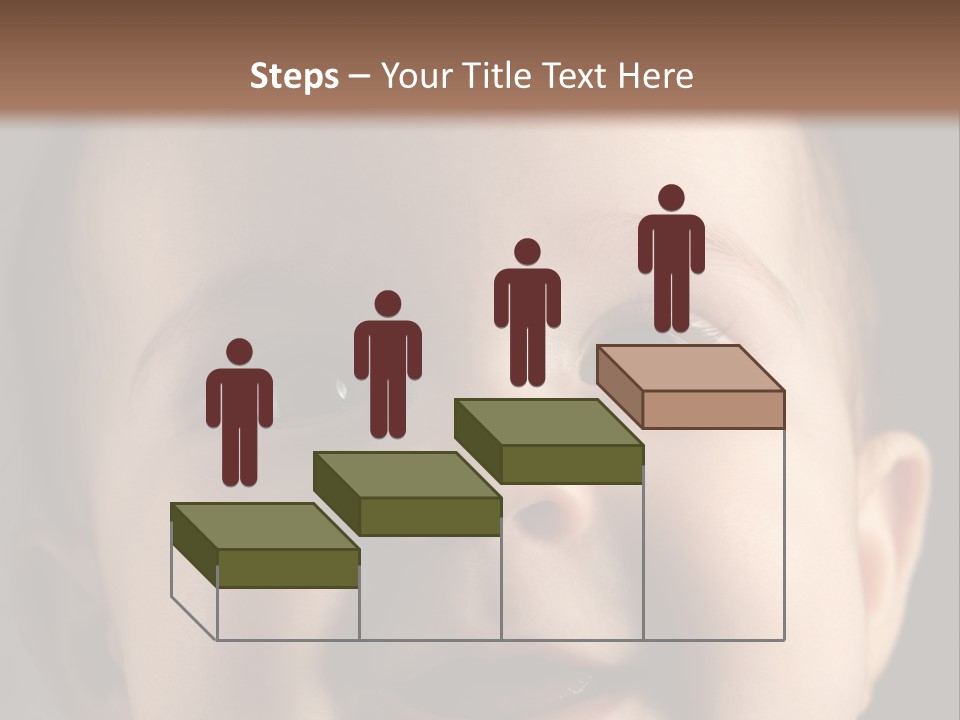 Face Positive Living PowerPoint Template