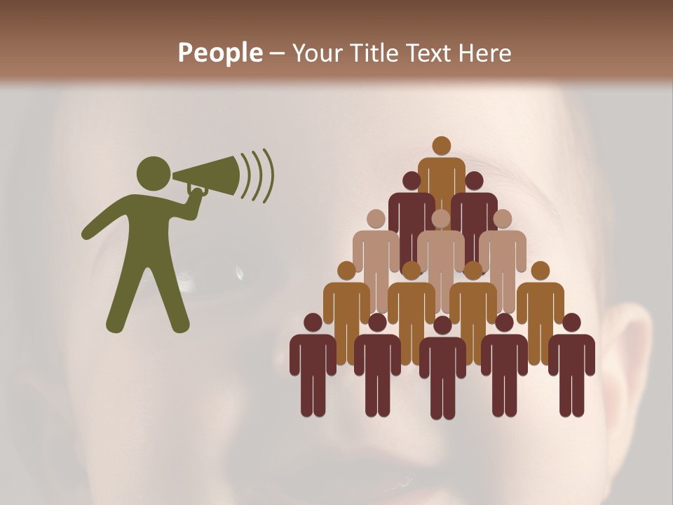 Face Positive Living PowerPoint Template