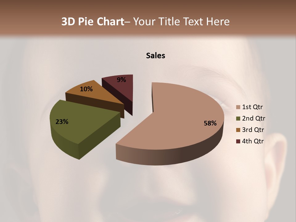 Face Positive Living PowerPoint Template