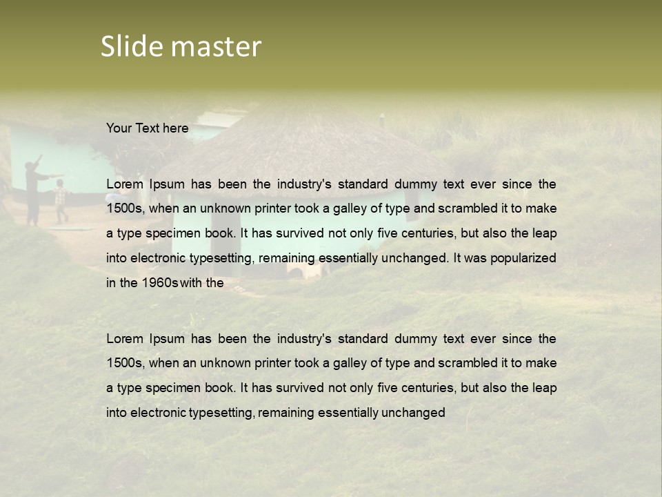 Tribe Tribal Shack PowerPoint Template