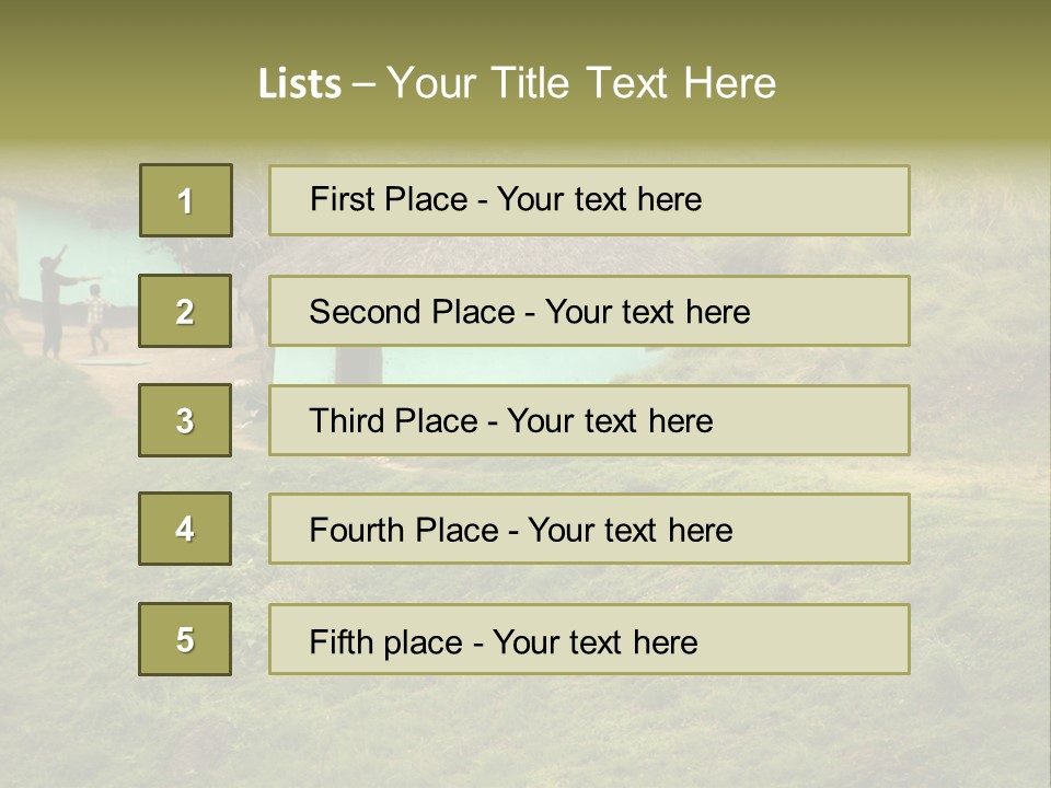 Tribe Tribal Shack PowerPoint Template
