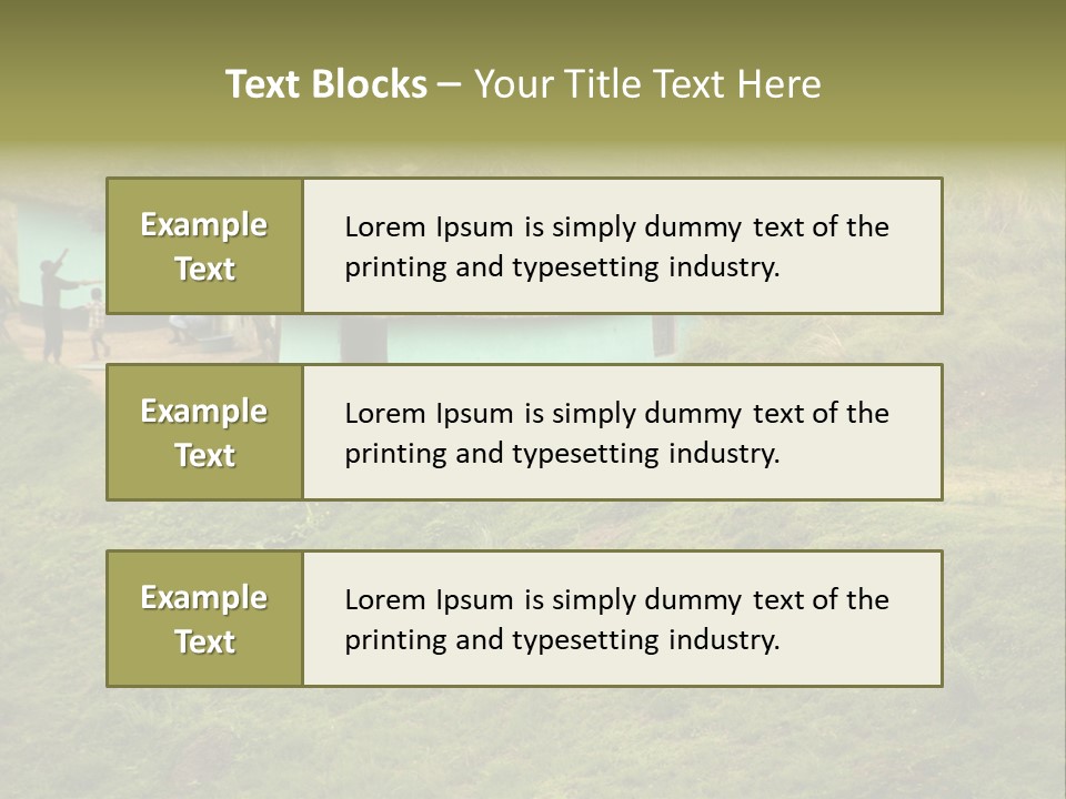 Tribe Tribal Shack PowerPoint Template