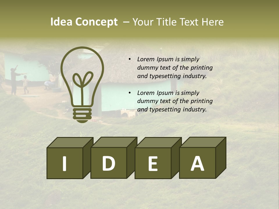 Tribe Tribal Shack PowerPoint Template