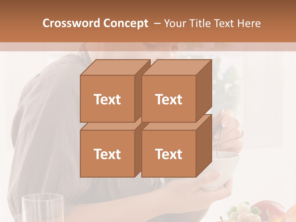 Organic Female Snack PowerPoint Template