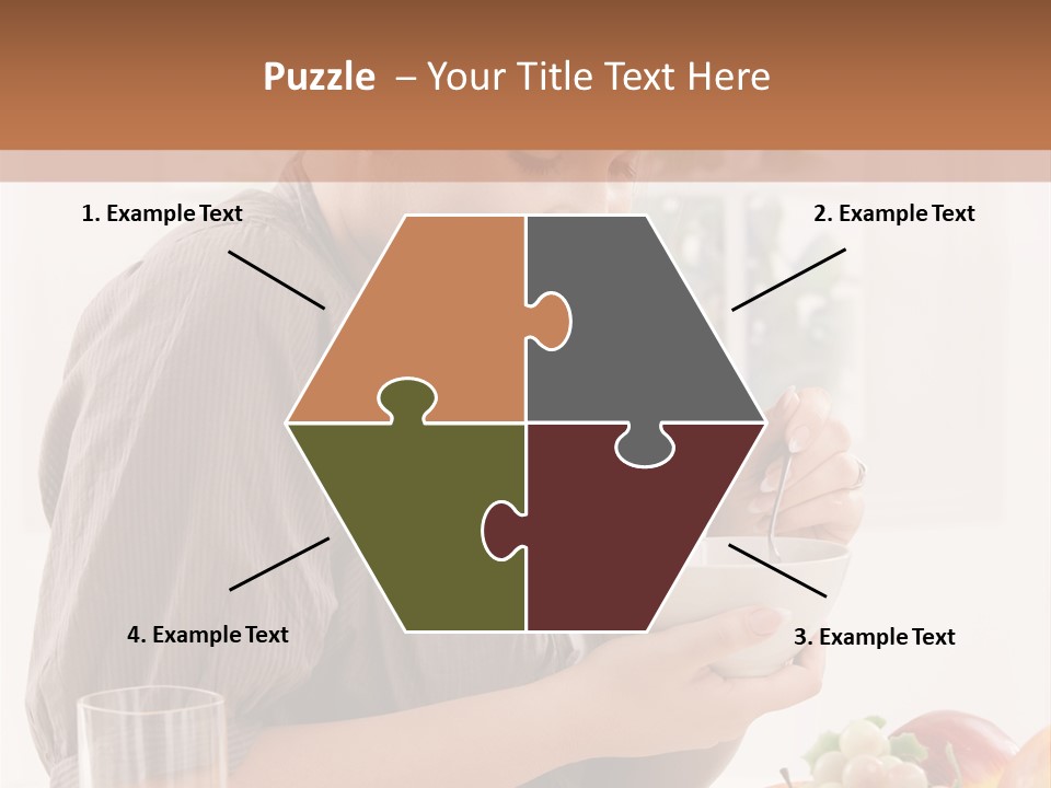 Organic Female Snack PowerPoint Template