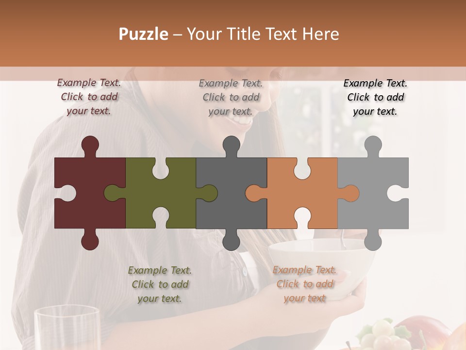 Organic Female Snack PowerPoint Template