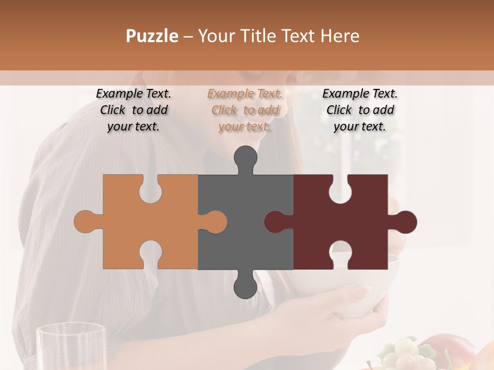 Organic Female Snack PowerPoint Template