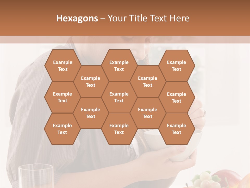 Organic Female Snack PowerPoint Template