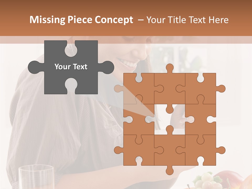 Organic Female Snack PowerPoint Template