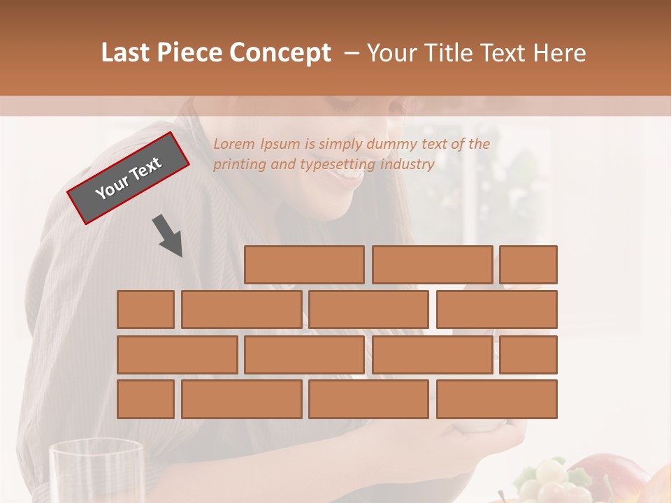 Organic Female Snack PowerPoint Template