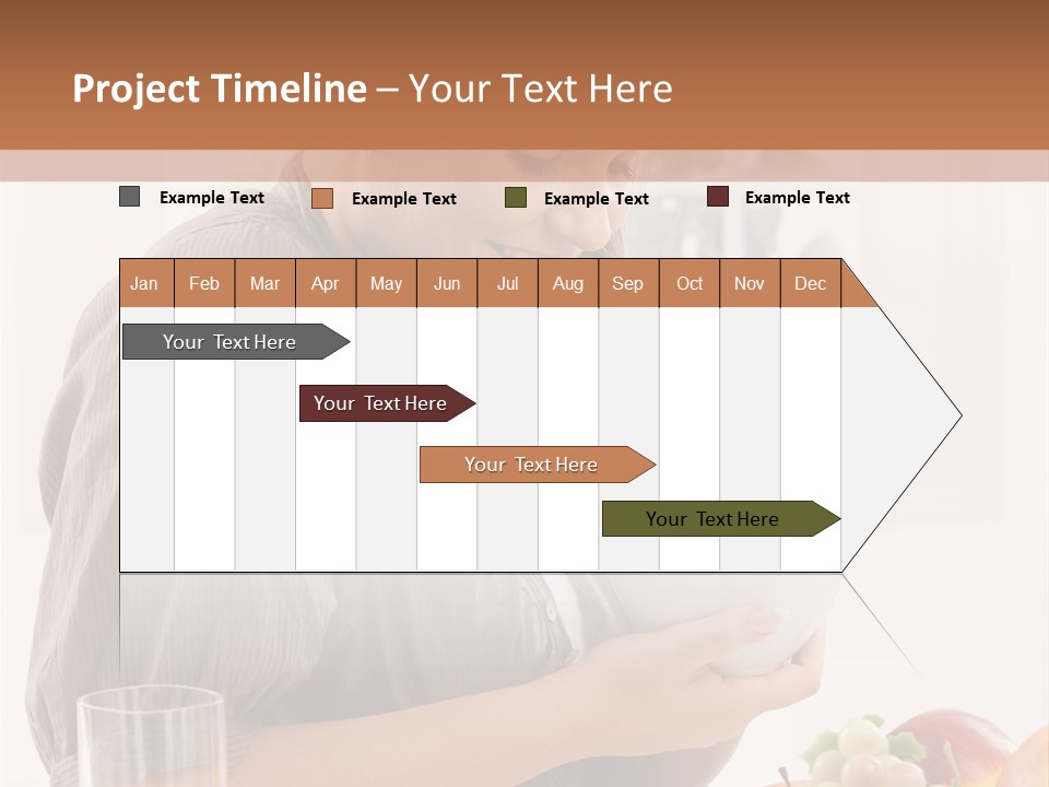 Organic Female Snack PowerPoint Template