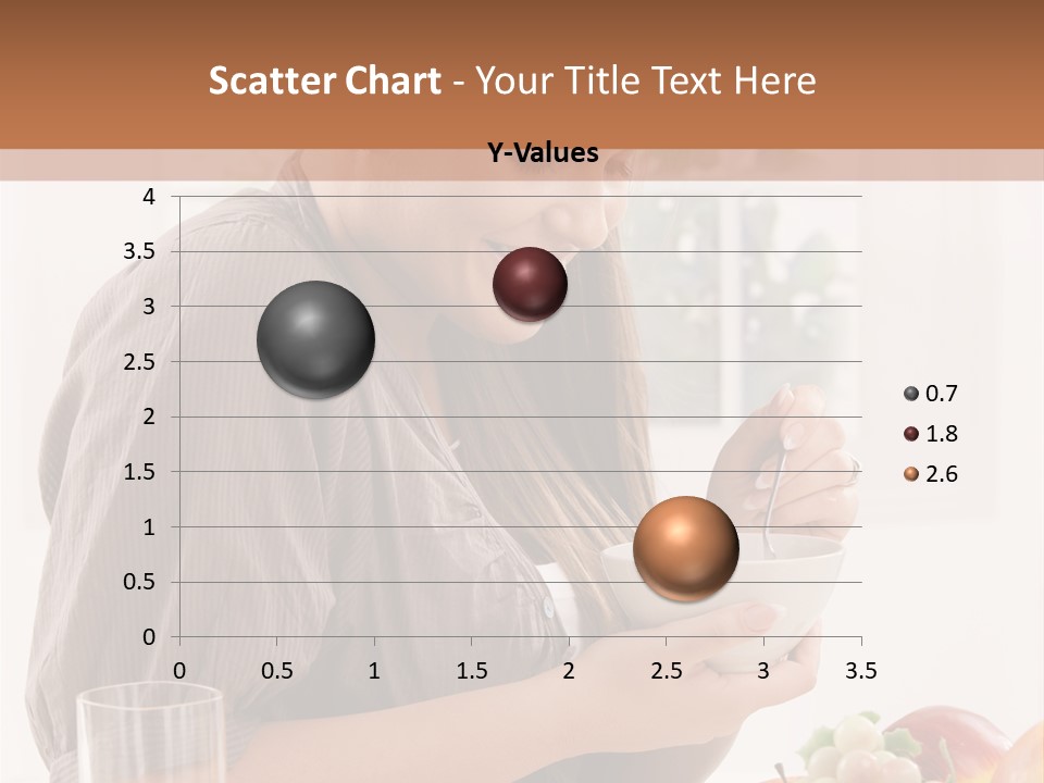 Organic Female Snack PowerPoint Template