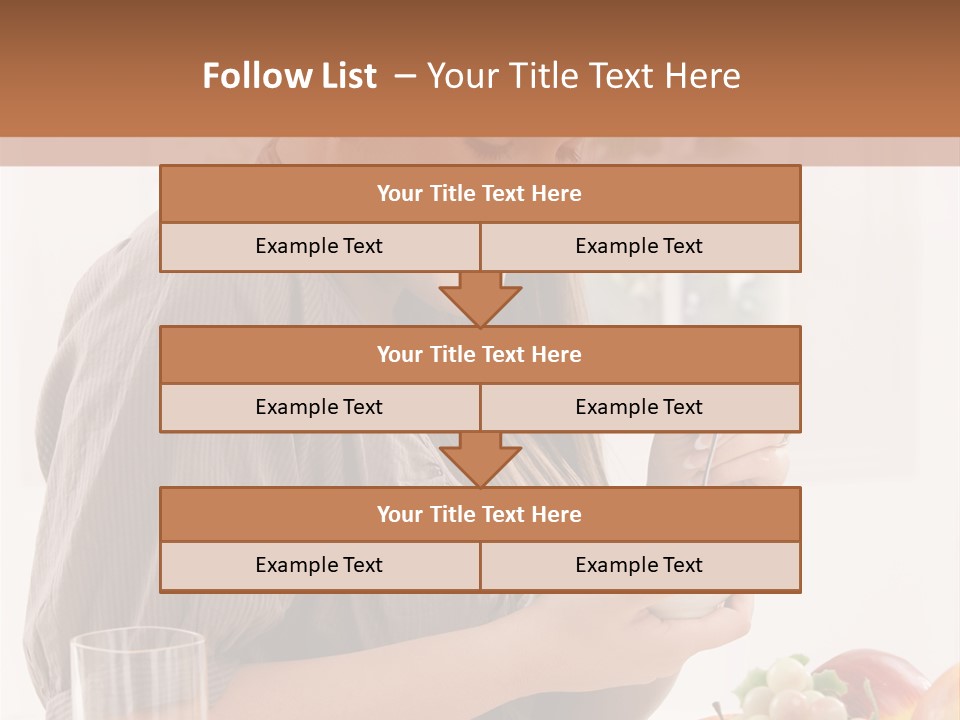 Organic Female Snack PowerPoint Template