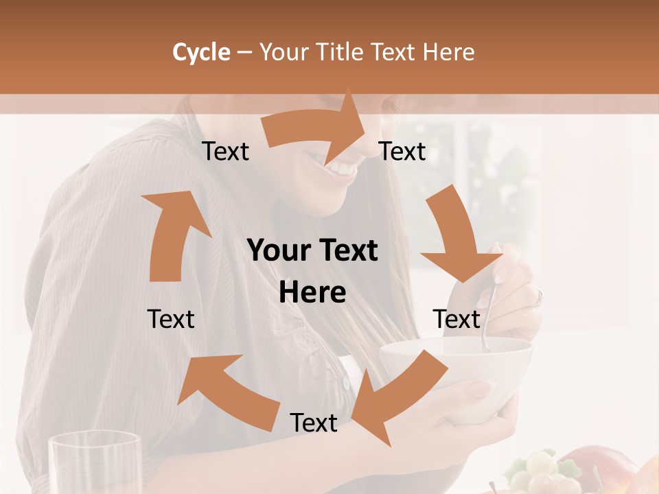 Organic Female Snack PowerPoint Template