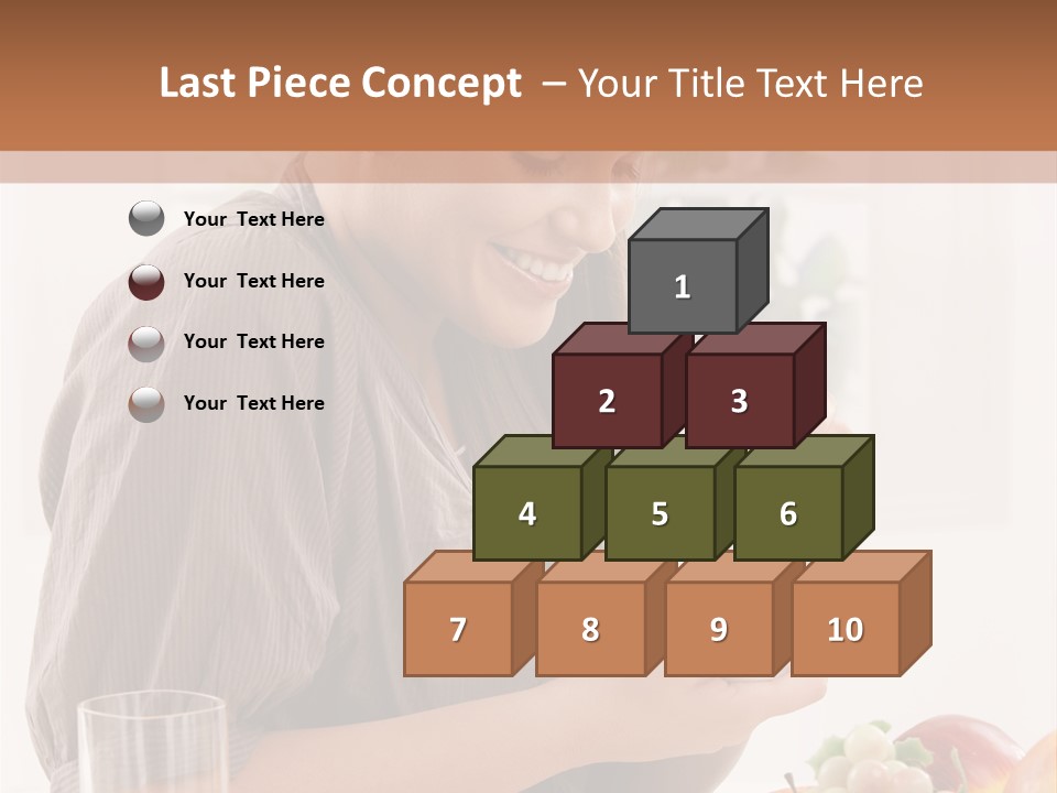 Organic Female Snack PowerPoint Template