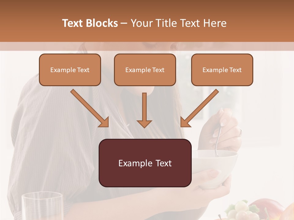Organic Female Snack PowerPoint Template
