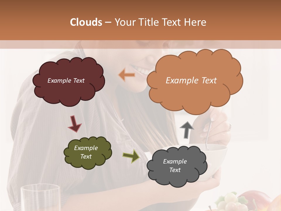 Organic Female Snack PowerPoint Template