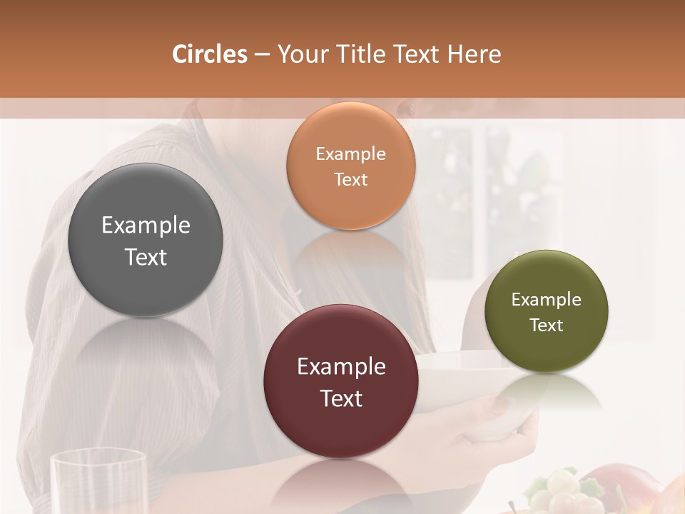 Organic Female Snack PowerPoint Template