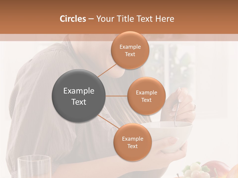 Organic Female Snack PowerPoint Template