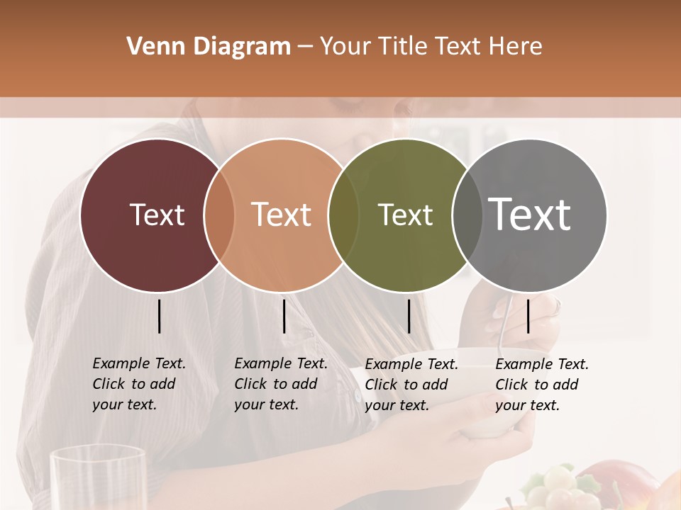 Organic Female Snack PowerPoint Template