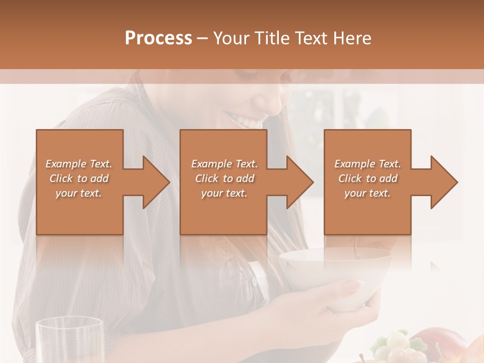 Organic Female Snack PowerPoint Template