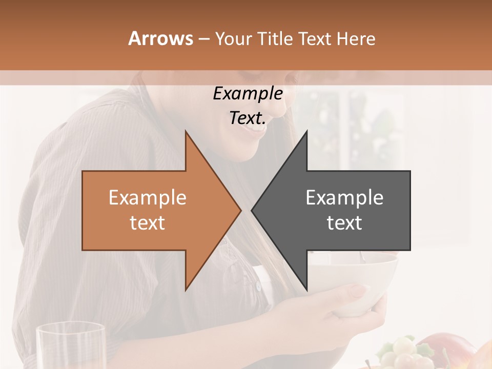 Organic Female Snack PowerPoint Template