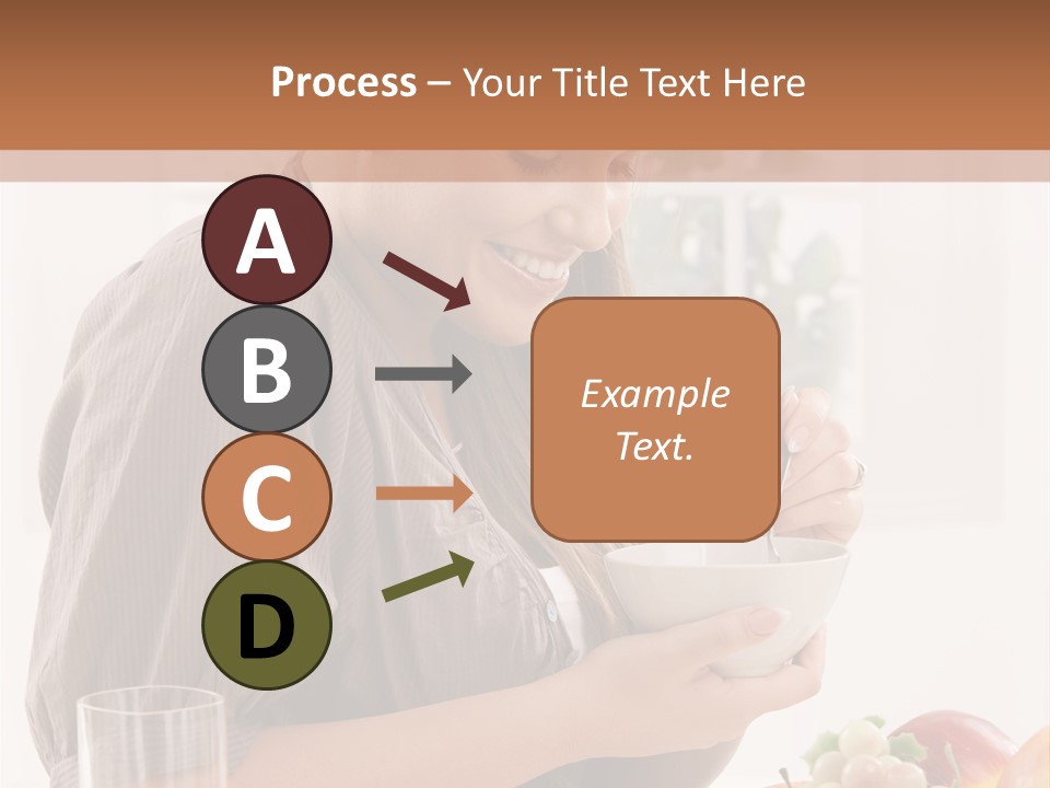 Organic Female Snack PowerPoint Template