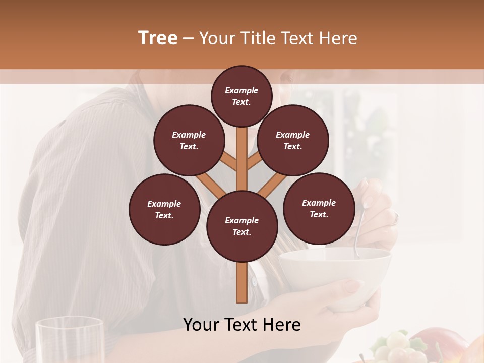 Organic Female Snack PowerPoint Template