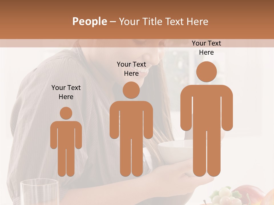 Organic Female Snack PowerPoint Template