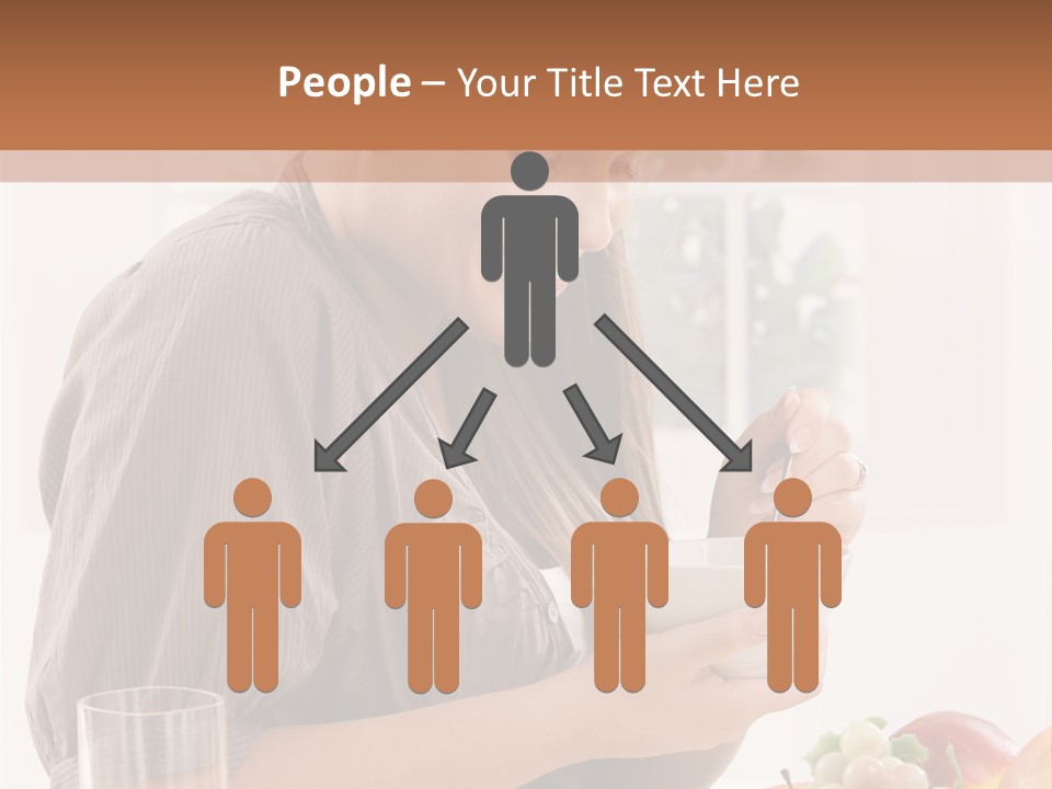 Organic Female Snack PowerPoint Template