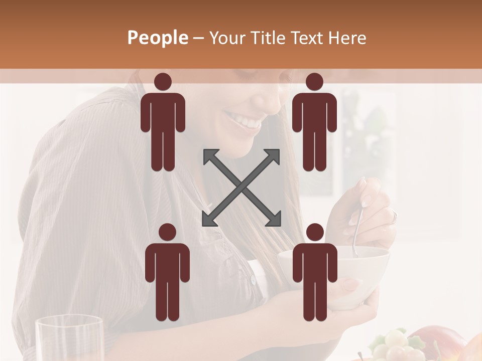 Organic Female Snack PowerPoint Template