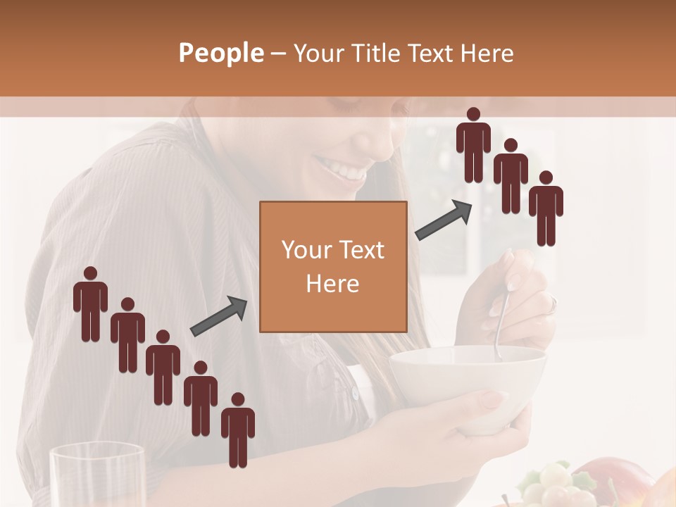 Organic Female Snack PowerPoint Template