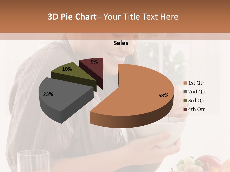 Organic Female Snack PowerPoint Template