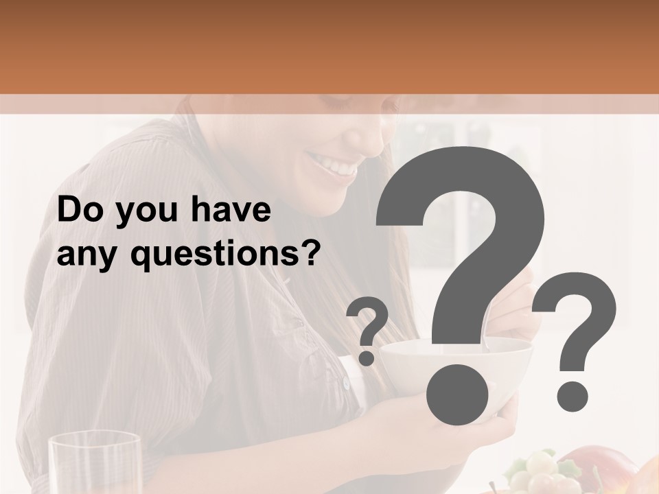 Organic Female Snack PowerPoint Template