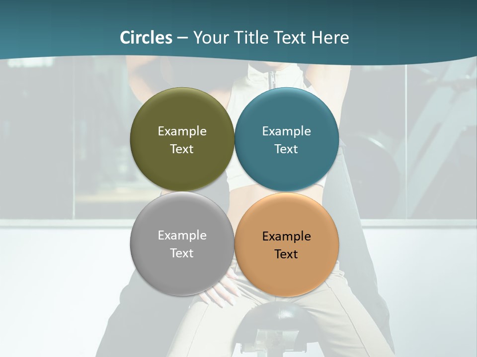 Fashion Ringlet People PowerPoint Template