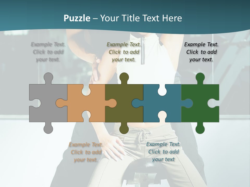 Fashion Ringlet People PowerPoint Template