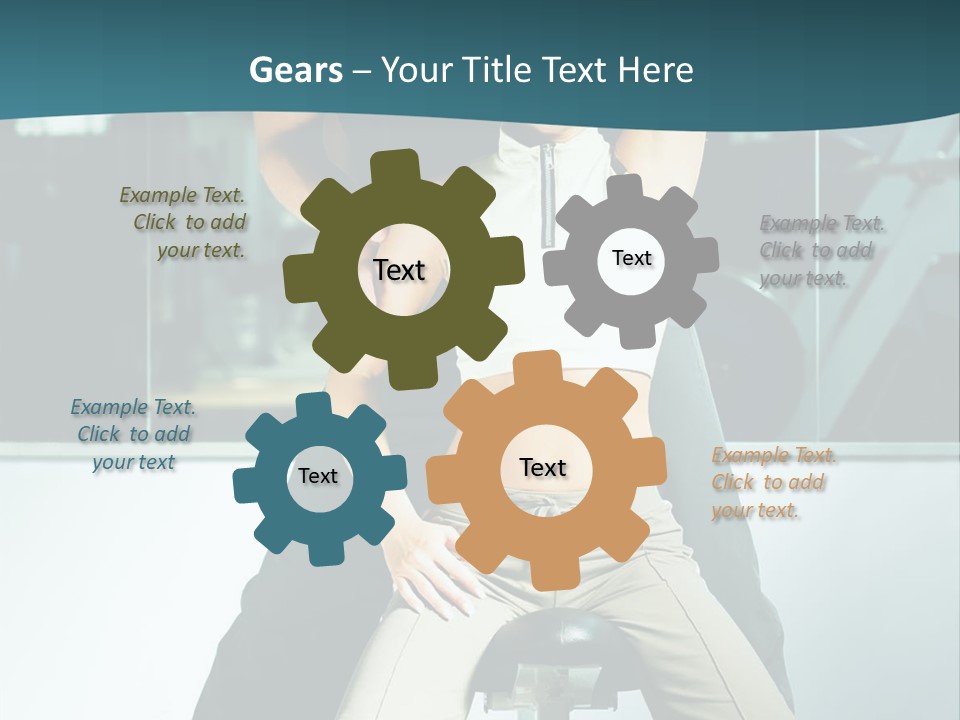 Fashion Ringlet People PowerPoint Template